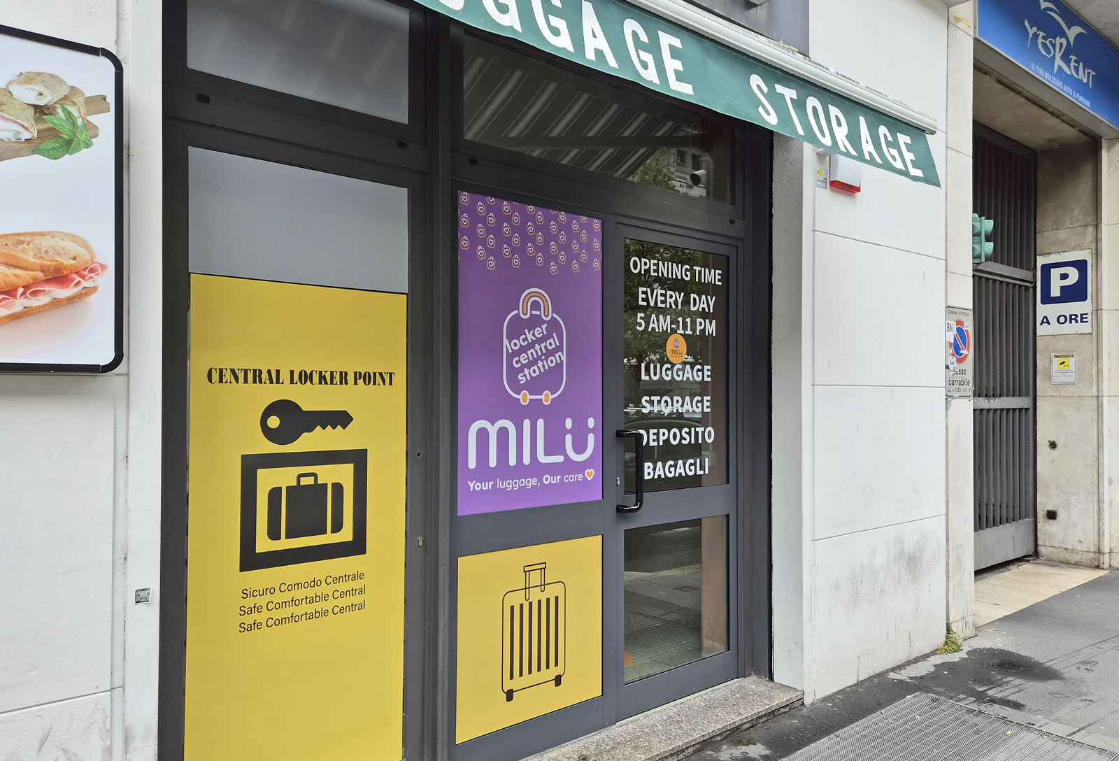 MILU Locker - MILU: Luggage Storage In Front Of Milan Central Station
